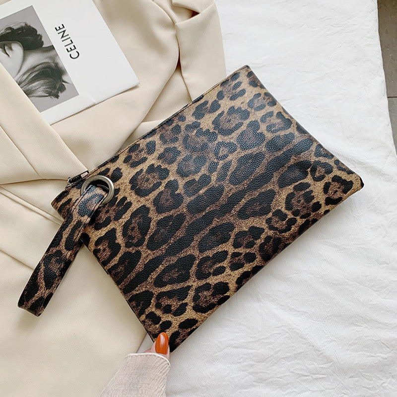 Wholesale PU Cow Pattern Chain Shoulder Bag