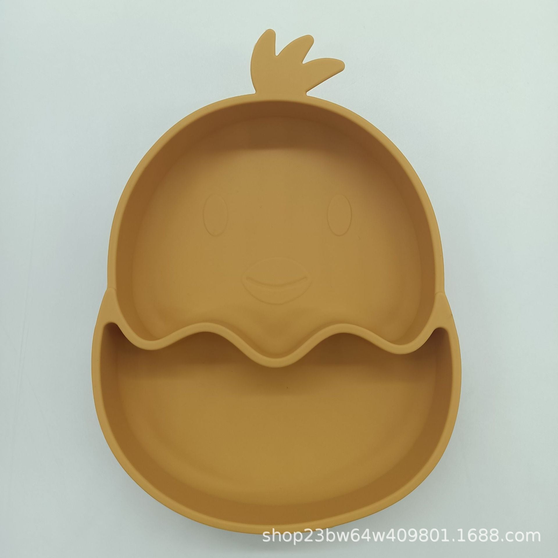 Wholesale Stainless Steel Spoon Fork Silicone Chicken Food Bowl Dinner Plate