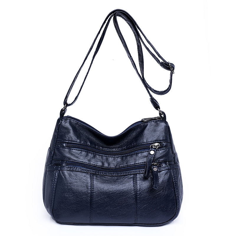 Wholesale Large Capacity PU Soft Leather Texture Crossbody Bags