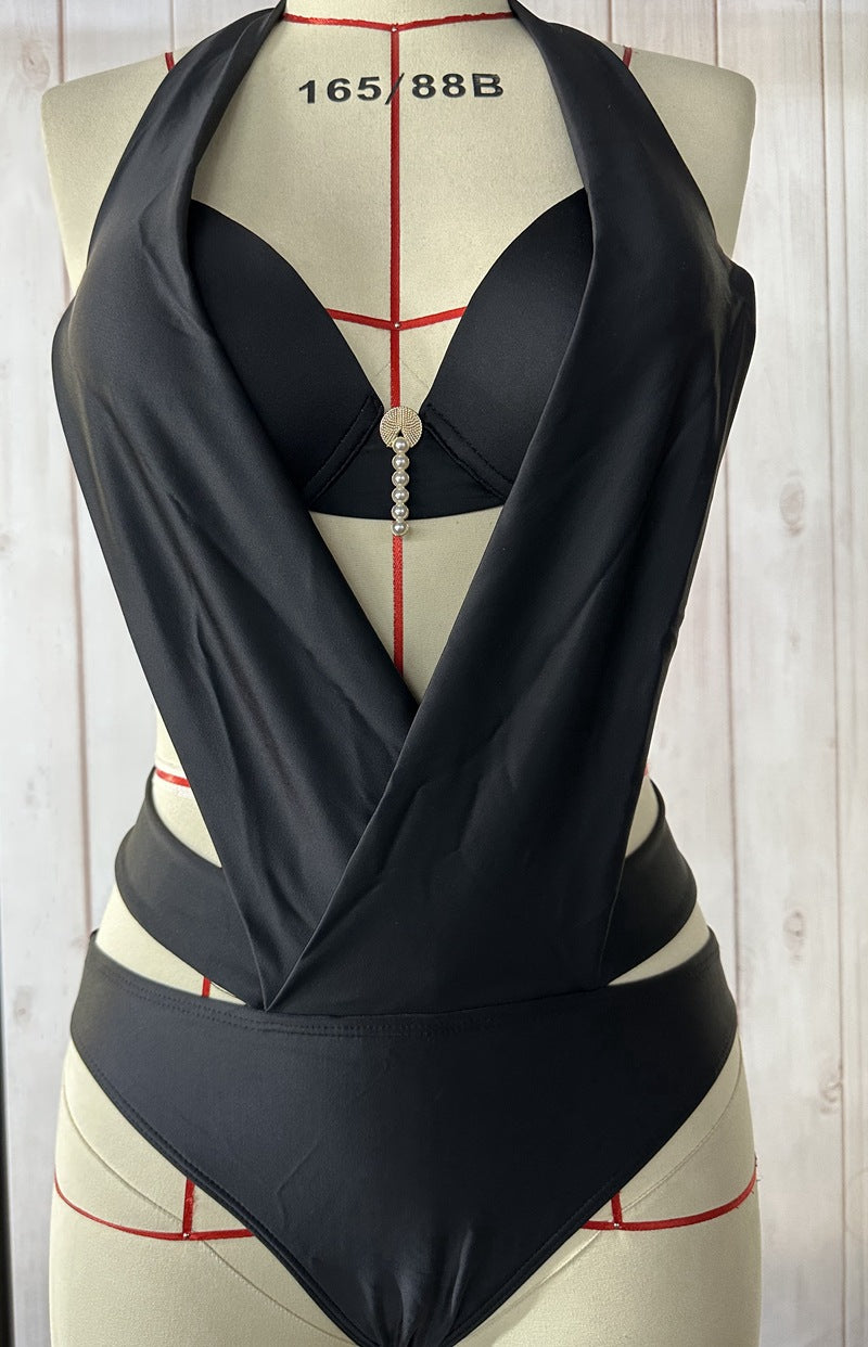 Wholesale One piece Hard Case Bikini Polyester Swimwear