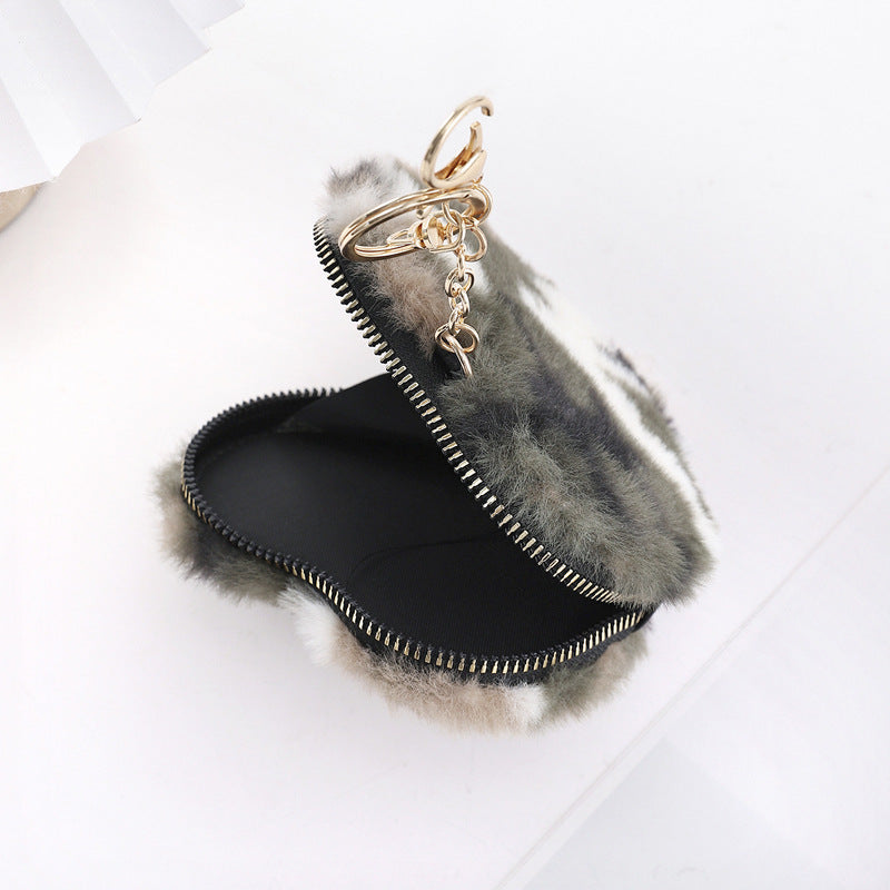 Llaveros De Monedero De Felpa De Corazón al por mayor