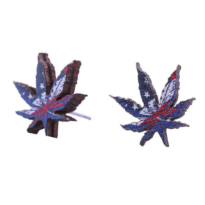 Estudios de oído de madera del Día de la Independencia Americana al por mayor