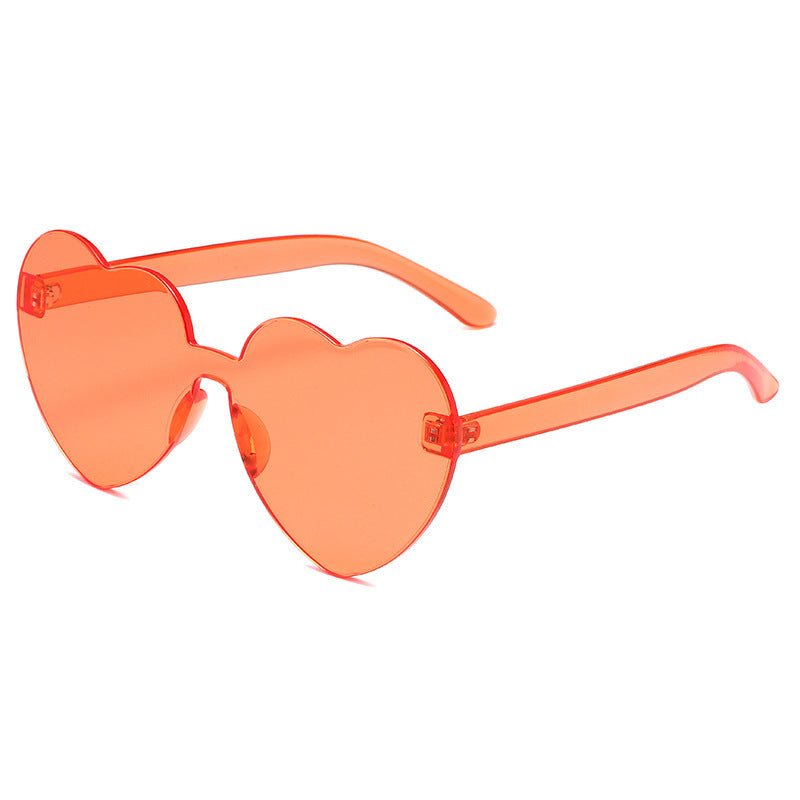 Venta al por mayor Gafas de sol sin marco divertidas para damas PC