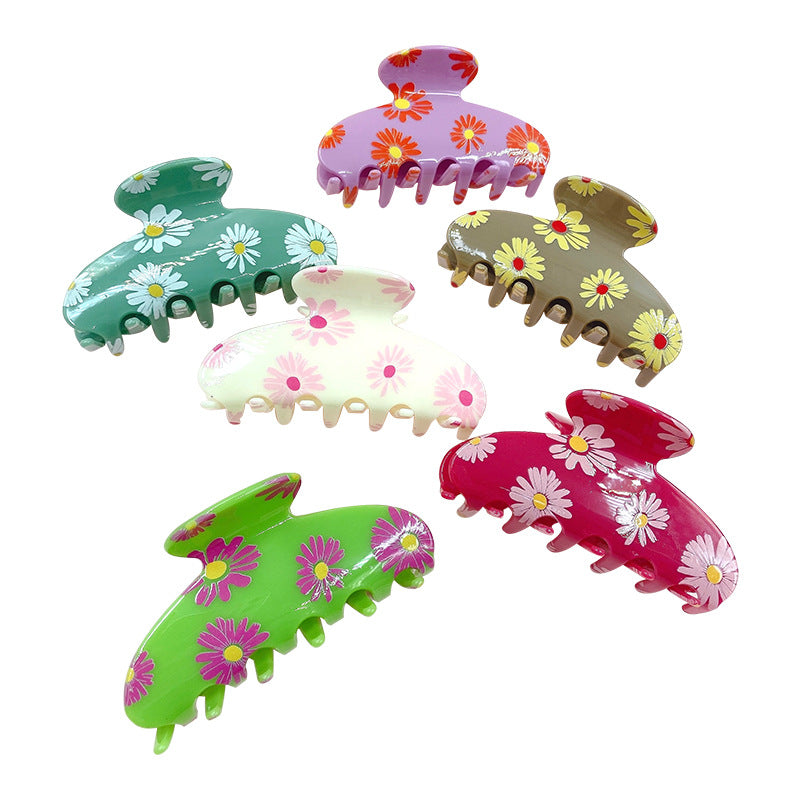 Wholesale Daisy Acrylic Hair Clips