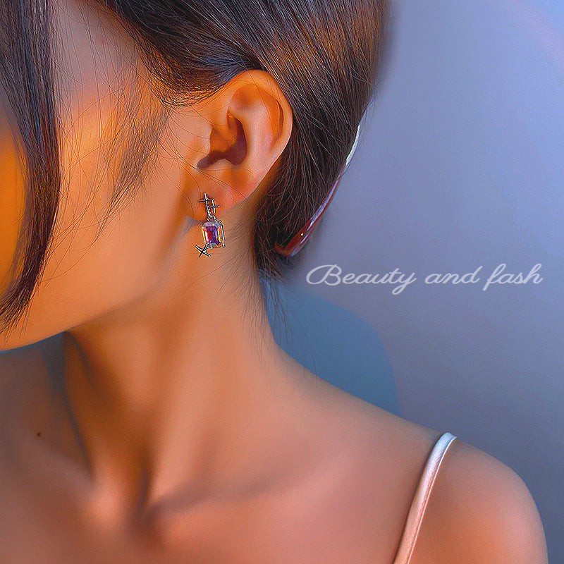 Wholesale Colorful Aurora Alloy Earrings