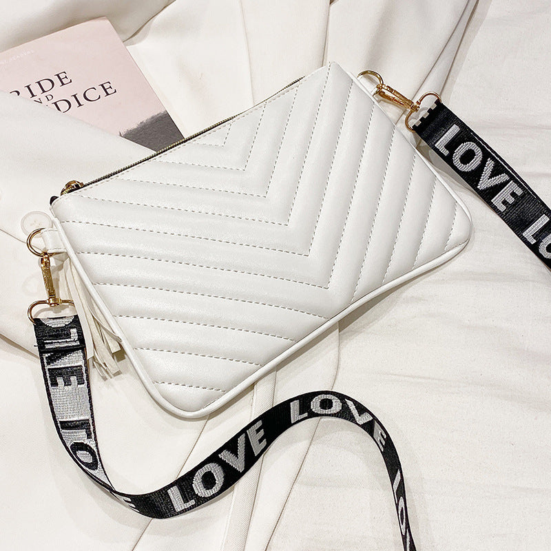 Bolso de hombro de bordado PU al por mayor