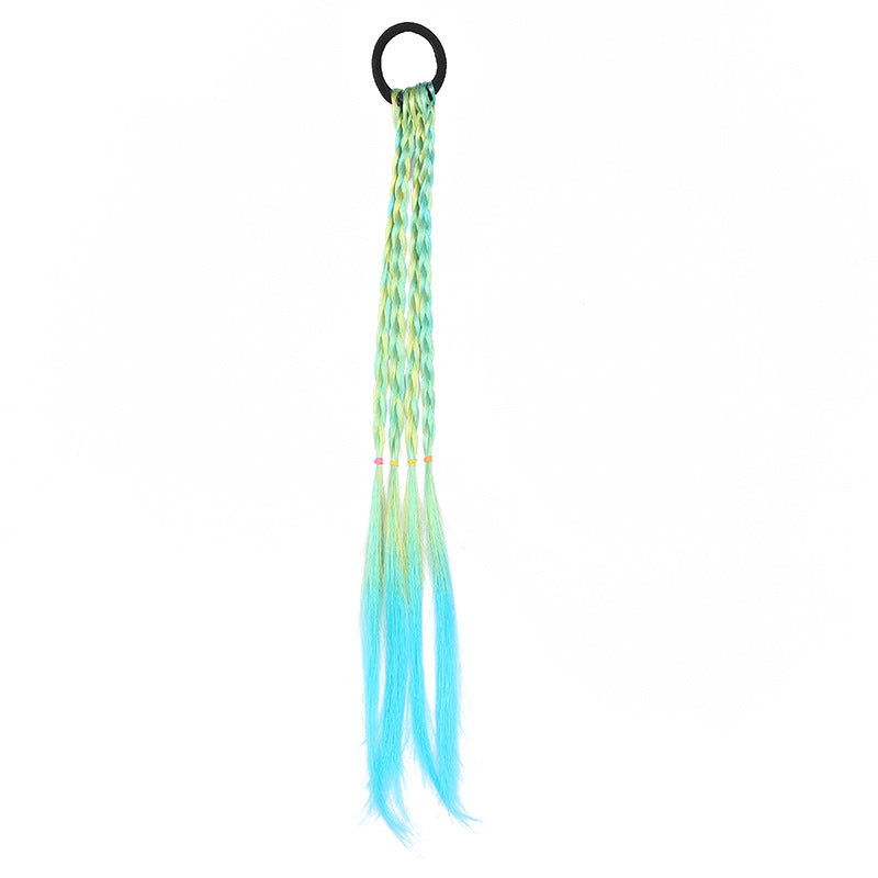 Venta al por mayor Pelucas Trenzas Tela Cabello Scrunchies