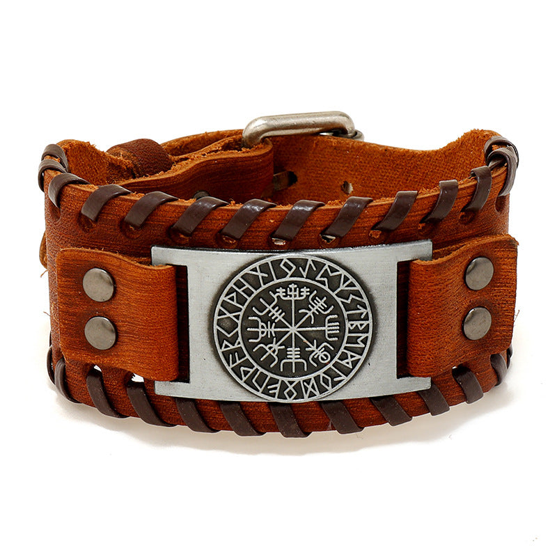 Wholesale Pirate Vintage Men's Leather Bracelet