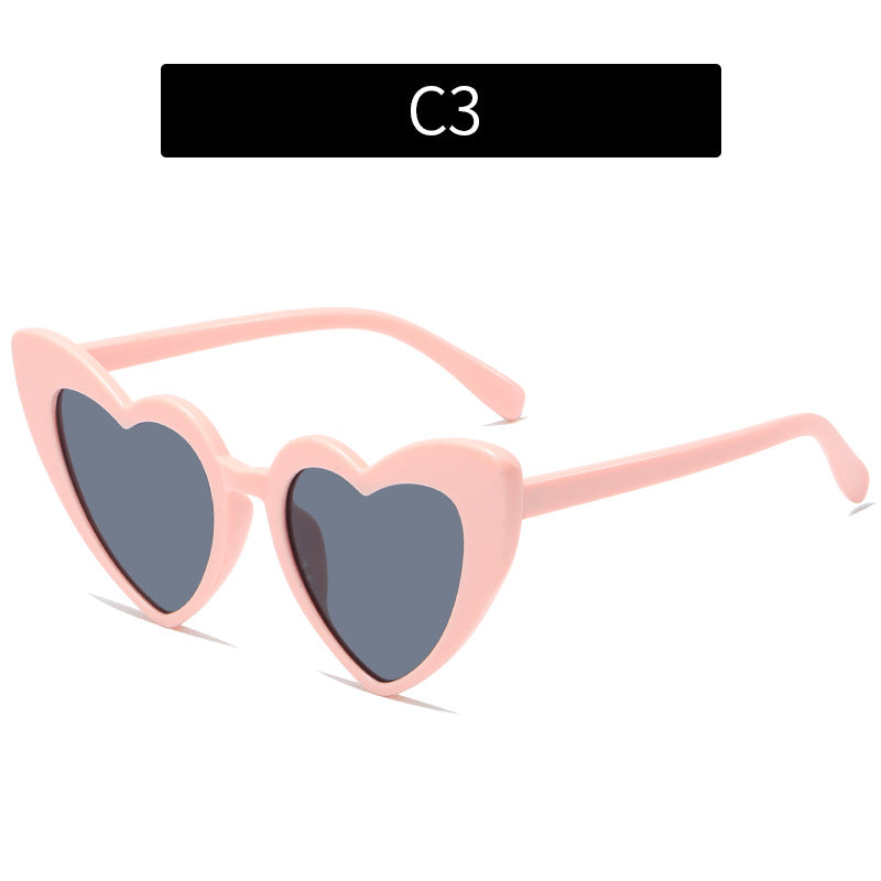 Wholesale Multicolor Heart Sunglasses AC