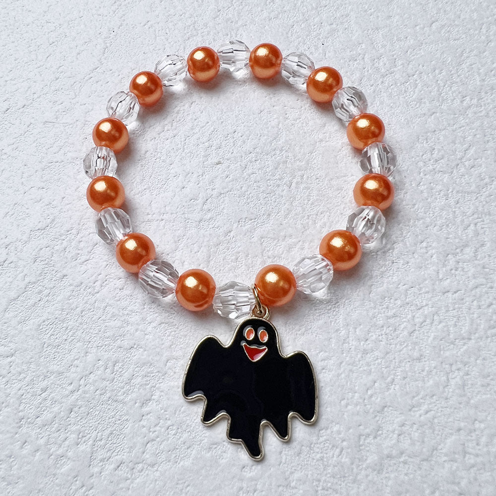 Wholesale Halloween Pumpkin Acrylic Bracelet