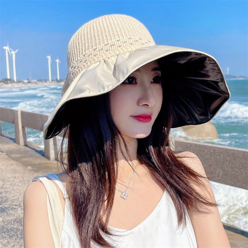 Wholesale Foldable Large Brim Cotton Bucket Hat