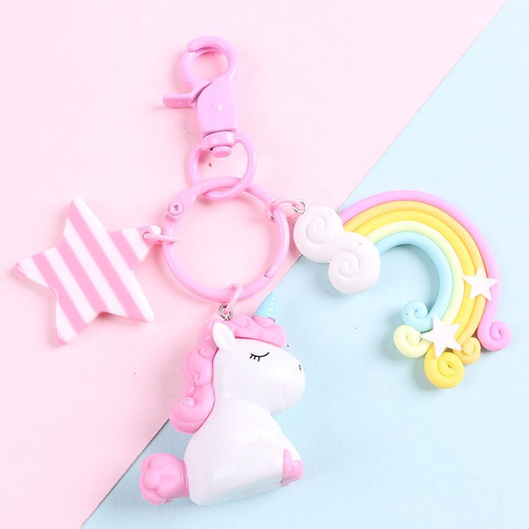 Wholesale Fur Ball My Little Pony Resin Keychain