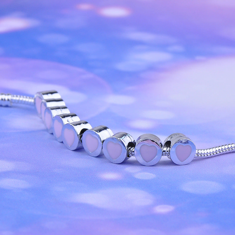 Venta al por mayor, 10 Uds., pulsera con cabeza de gato, cuentas de aleación