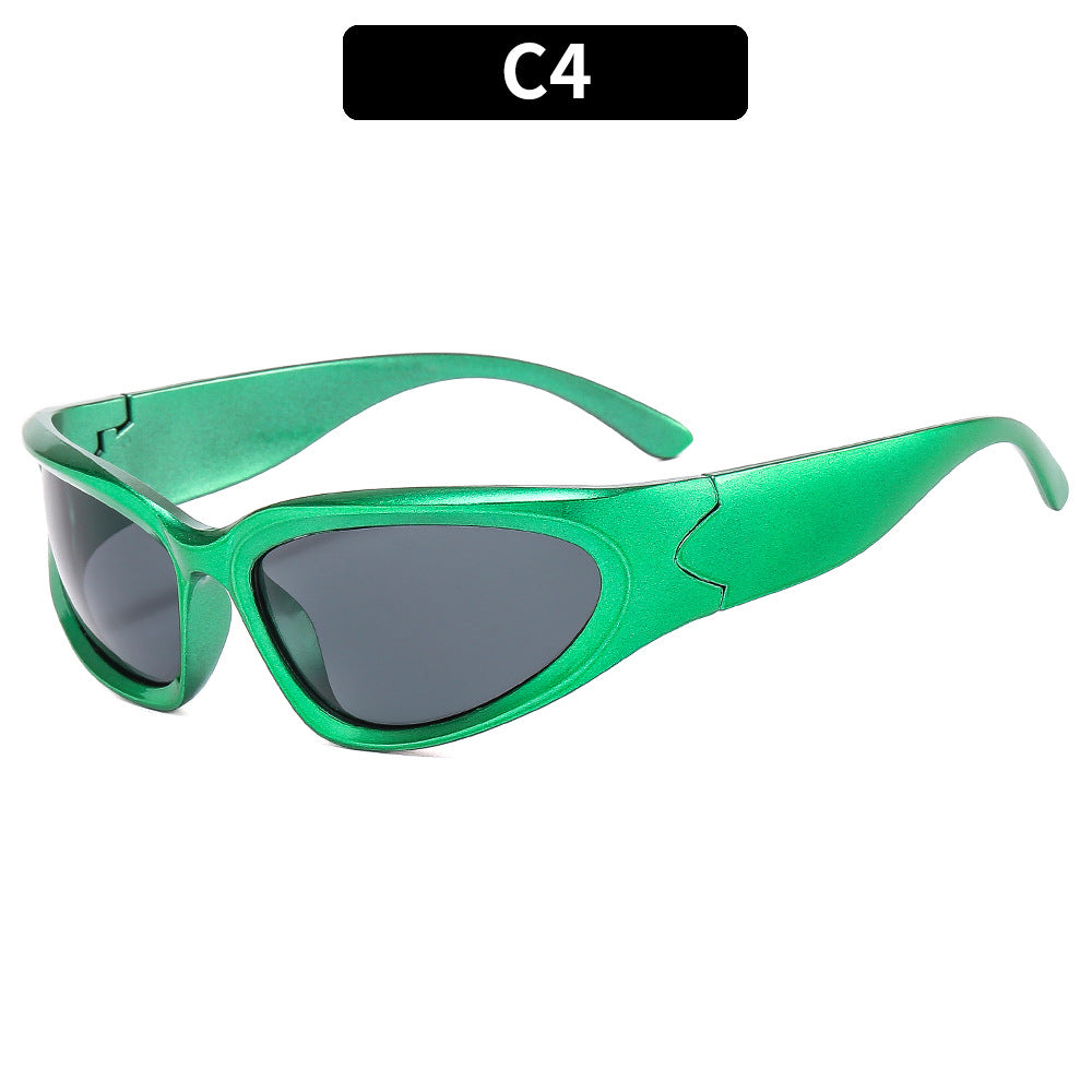 Wholesale PC Cycling Punk Sports Ladies Sunglasses
