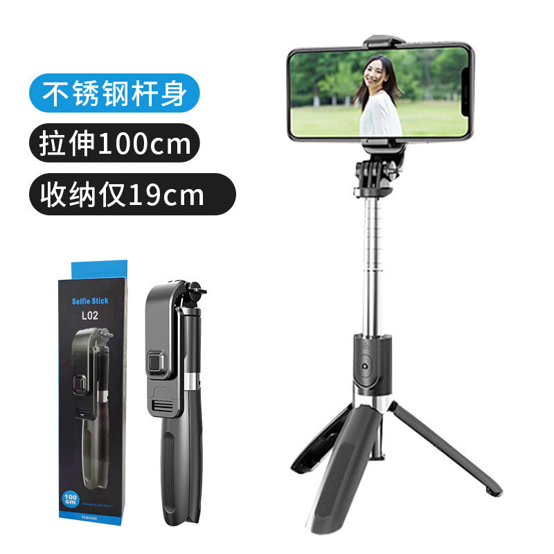 Wholesale Wireless Stand Tripod Selfie Stick Stainless Steel