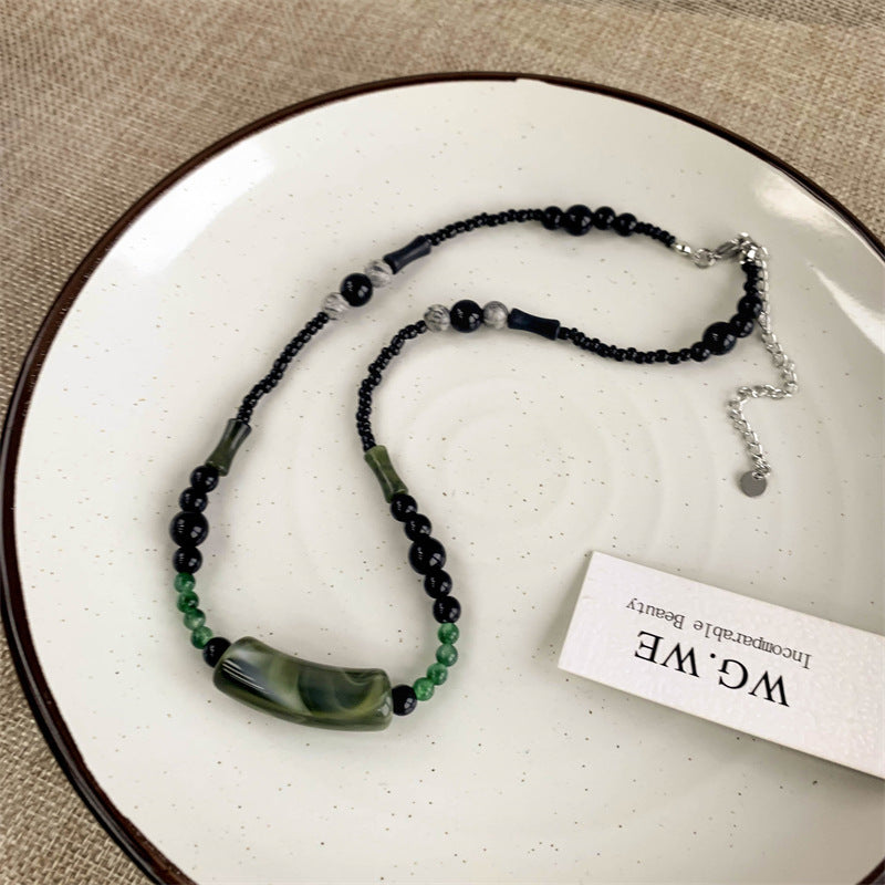 Wholesale Chinese Style Handmade Natural Stone Necklace