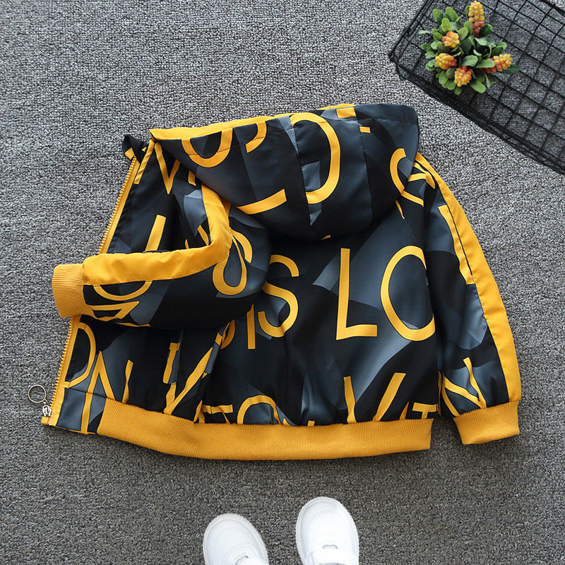 Wholesale Casual Spring and Autumn Jacket Polyester Baby Clothes