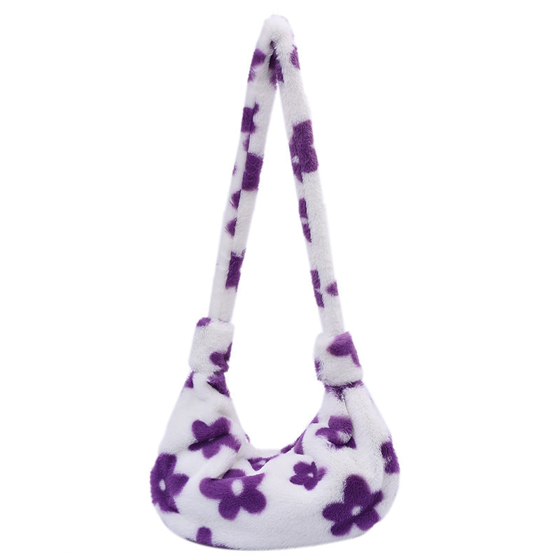 Venta al por mayor Bolso De Hombro De La PU De La Felpa