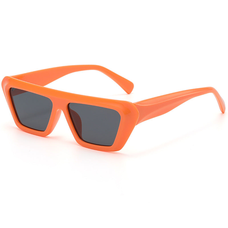 Wholesale One-piece One-piece Frame PU Sunglasses