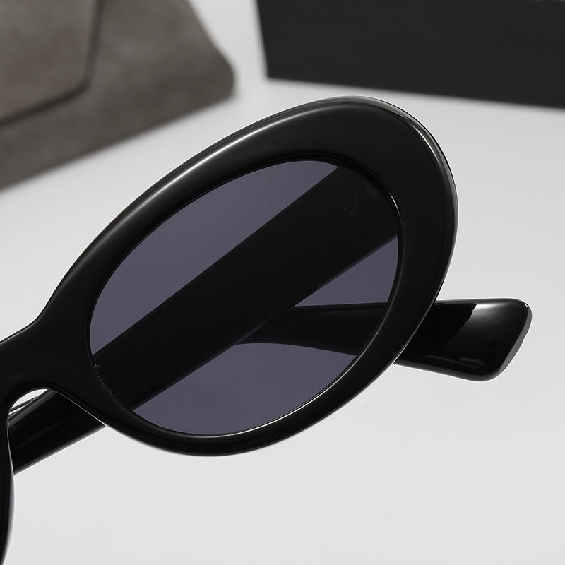 Wholesale Jelly Color Small Frame Cat Eye PC Sunglasses