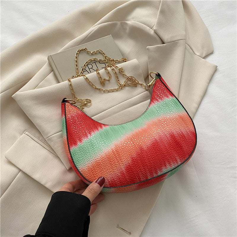 Venta al por mayor Bolsa de sillín de hombro de PU casual