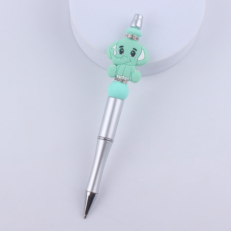 Wholesale Cartoon Animal Silicone Handmade Beadable Pens