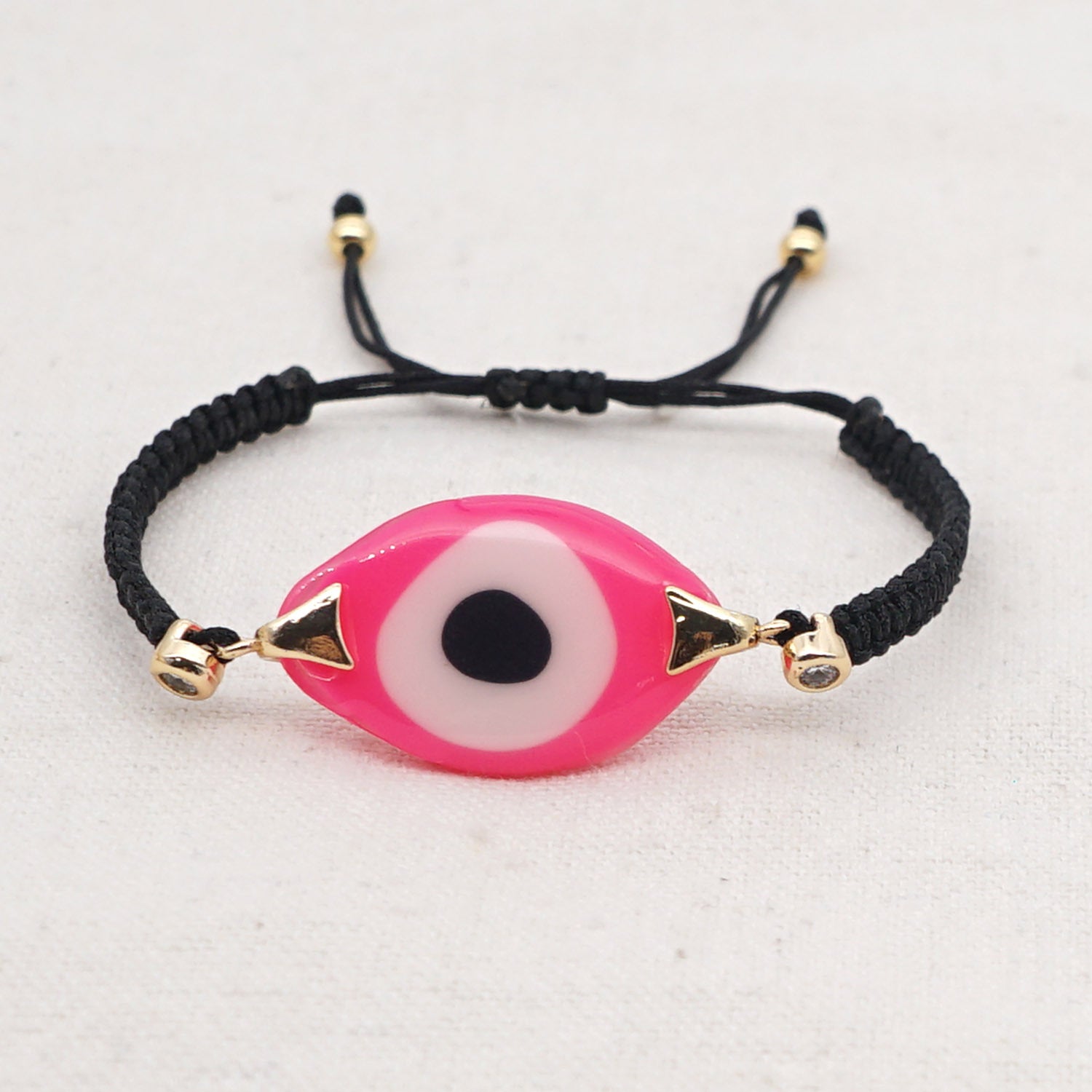 Wholesale Bohemian Ethnic Evil Eye Glass Bracelet