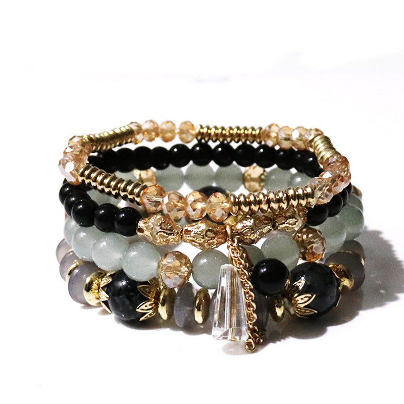 Wholesale Bohemian Crystal Glass Beads Bracelet