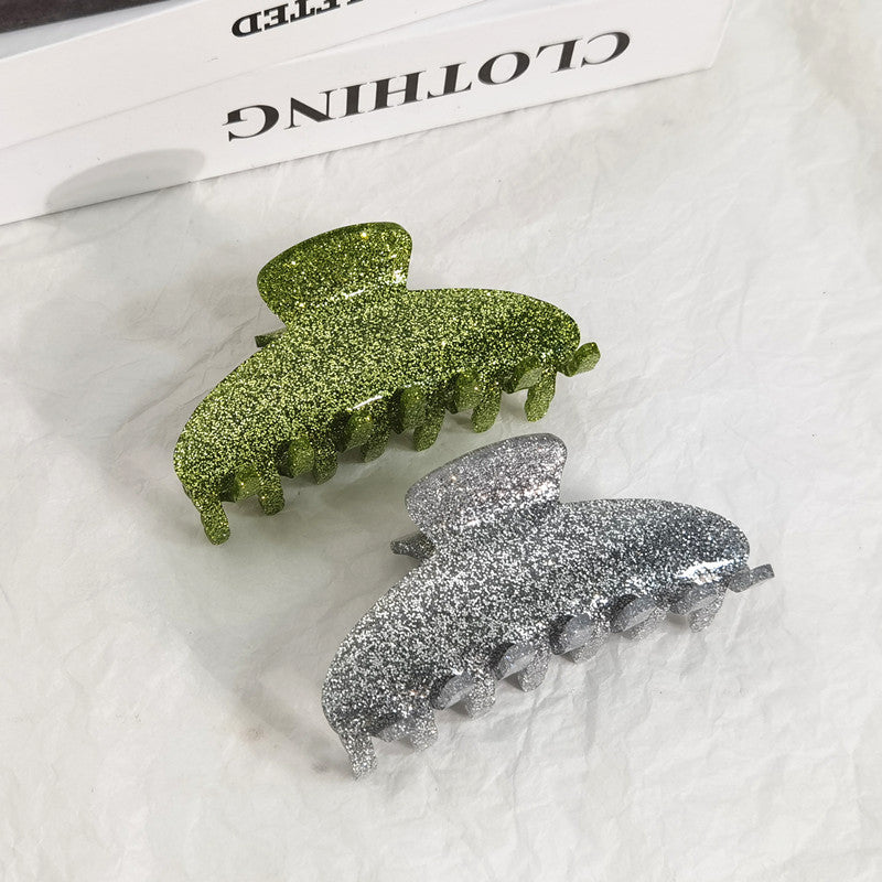 Wholesale Glitter Fluorescent Acetate Hair Clips