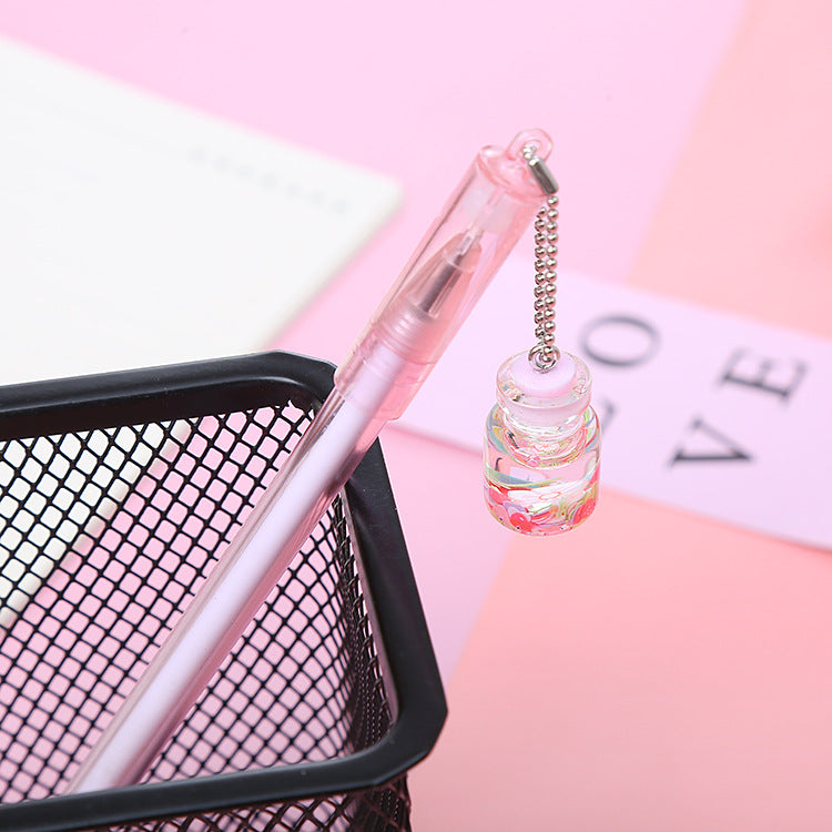 Wholesale Plastic Wishing Bottle Pendant Ballpoint Pen