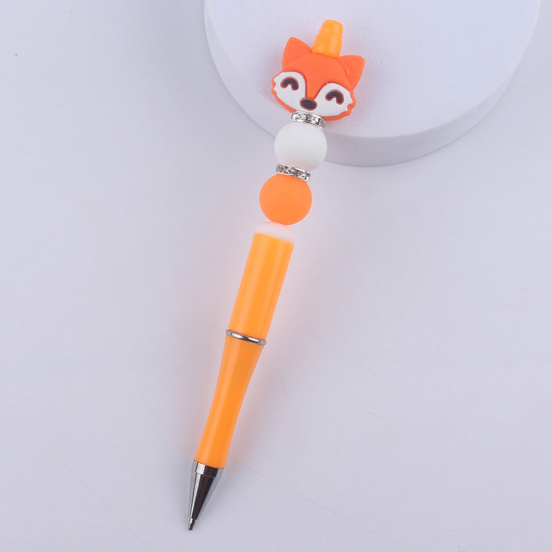 Wholesale Cartoon Animal Silicone Handmade Beadable Pens