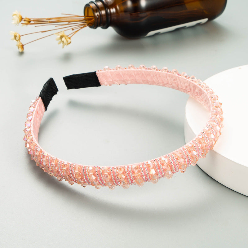 Wholesale Crystal Slim Cloth Headband