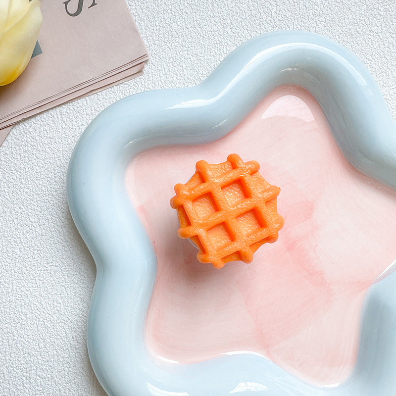 Wholesale Simulation Waffle Silicone Phone Holder