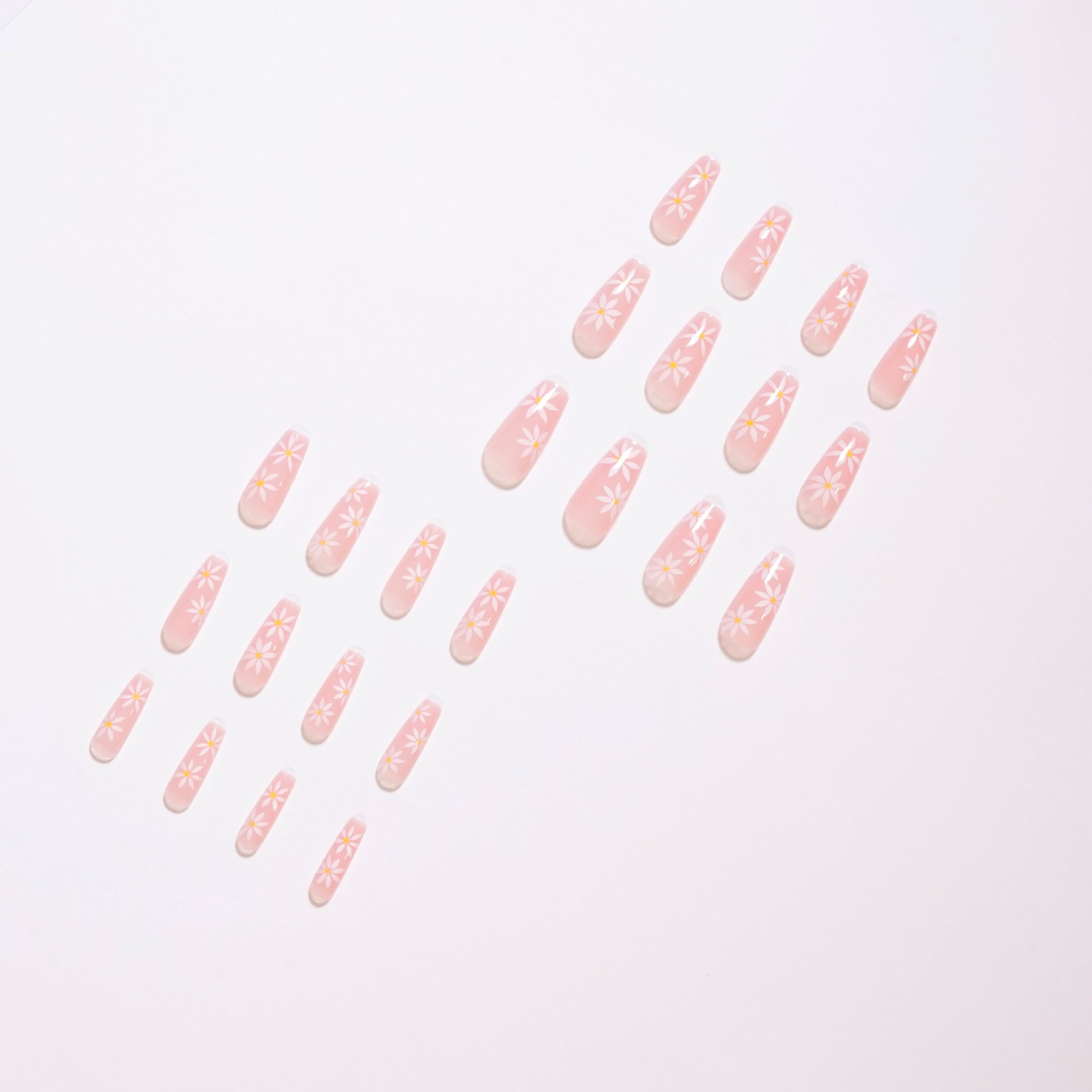 Wholesale Sun Flower Plastic Nail Stickers