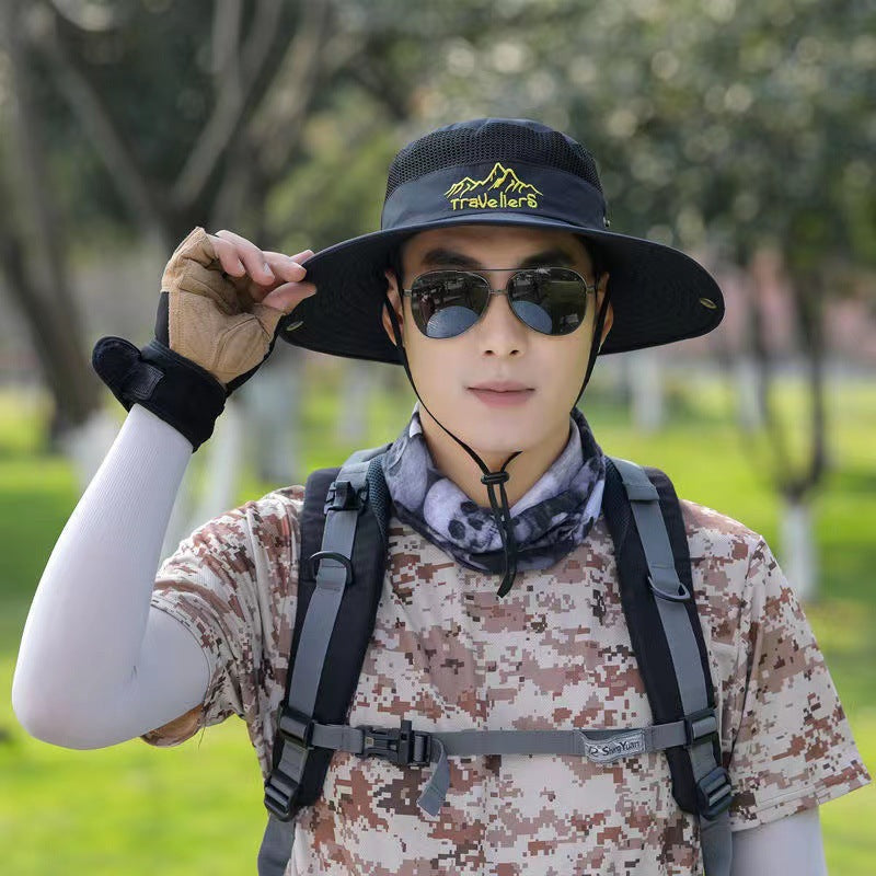 Poliéster de algodón al por mayor Borro grande Denim Fisherman Sombreros