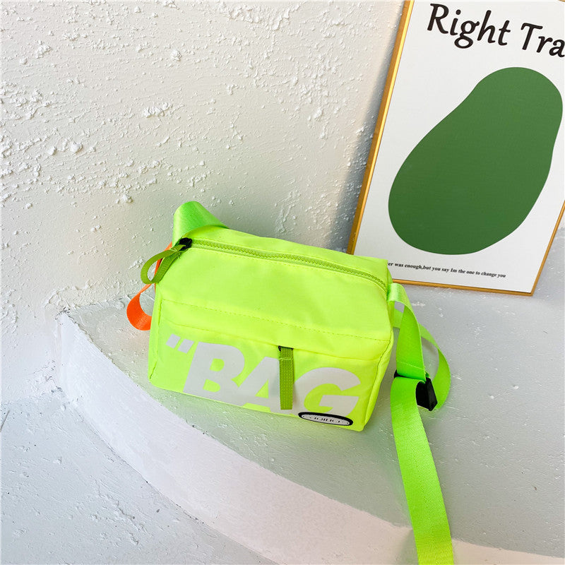 Wholesale One Shoulder Messenger Polyester Kids Bag