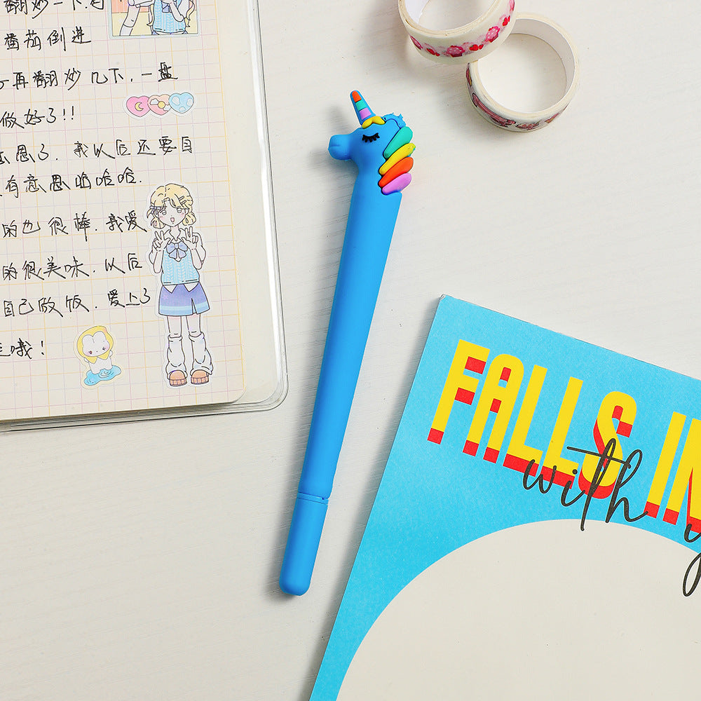 Wholesale Plastic Unicorn Cartoon Pen