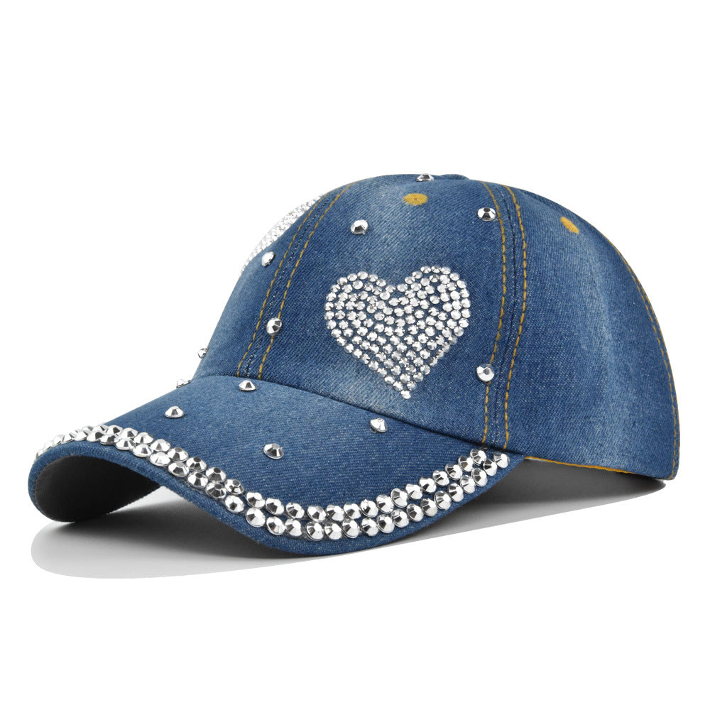 Wholesale Point Drill Heart Shape Pentagon Cotton Hat