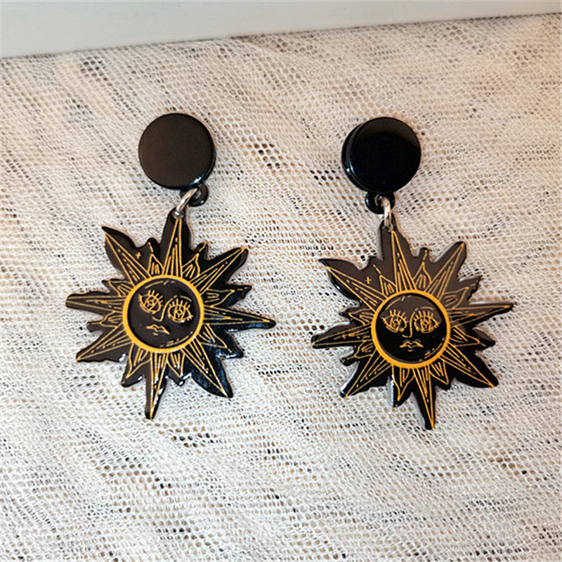 Wholesale Skull Fun Acrylic Earrings