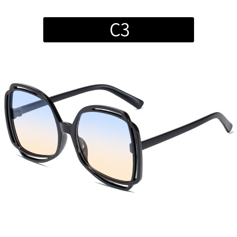 Wholesale PC Large Frame Hollow Out Sunglasses