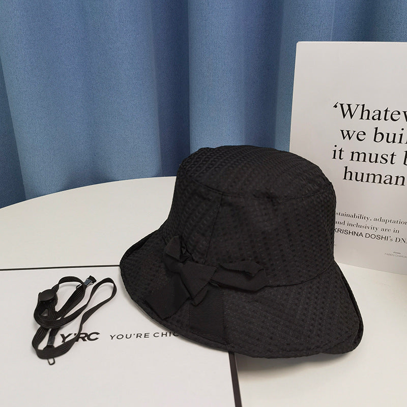 Wholesale Cotton Button Ruffle Bucket Hat