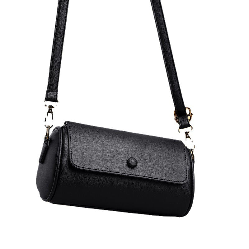 Wholesale Cylindrical Versatile PU Shoulder Crossbody Bag