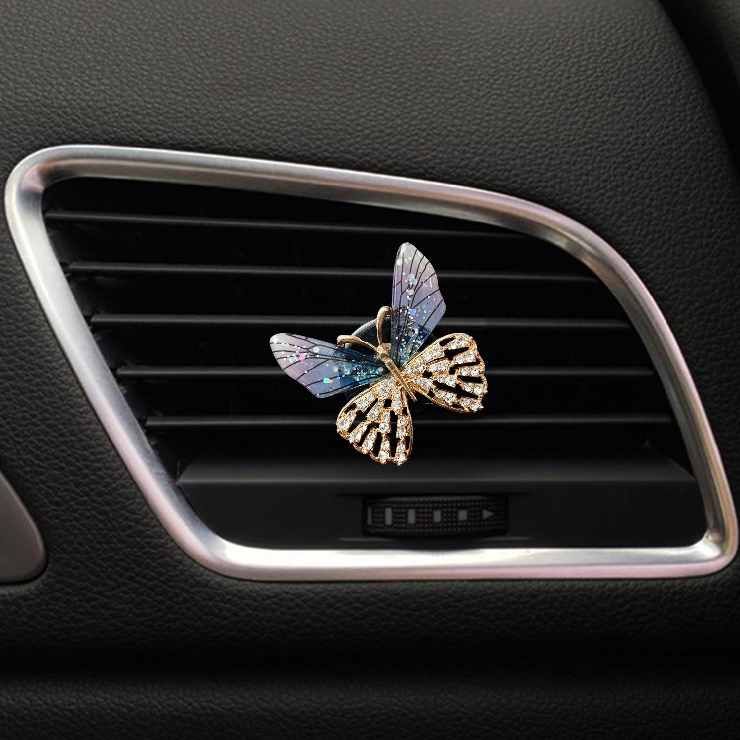 Clip al por mayor de la decoración del perfume del coche de la libélula de la mariposa del metal