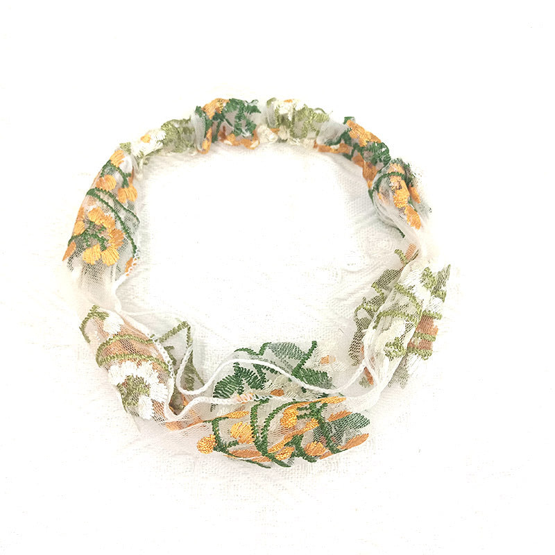 Wholesale Embroidered Bandana Fabric Headband