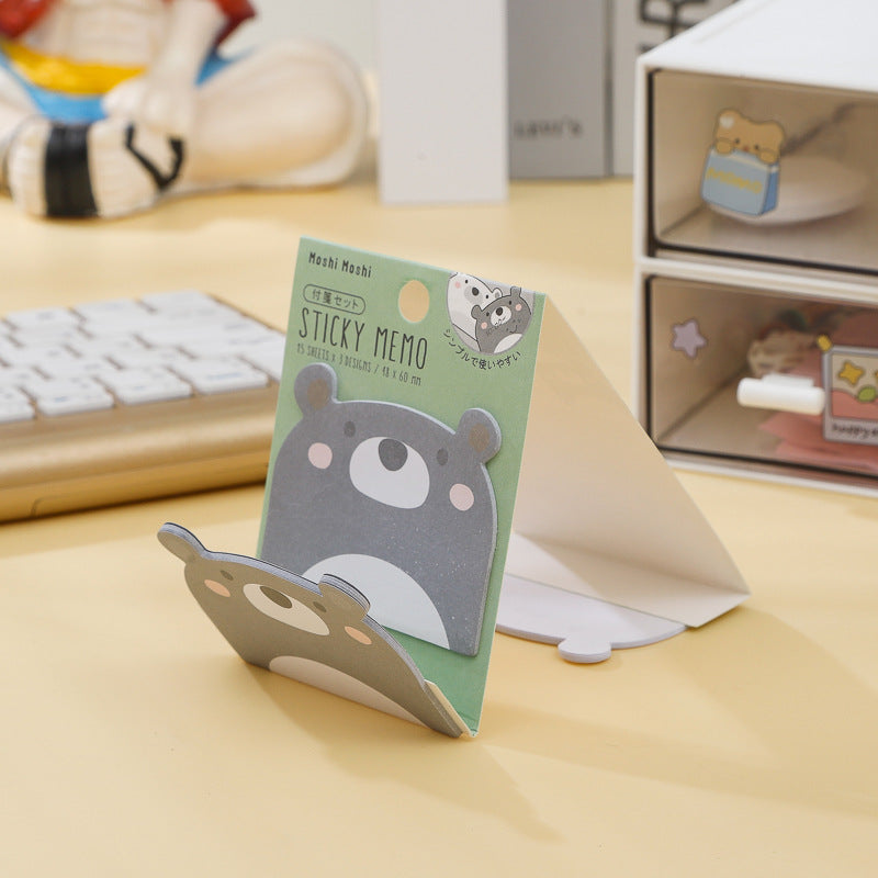 Wholesale of Paper Cartoon Animal Shaped Sticky Notes