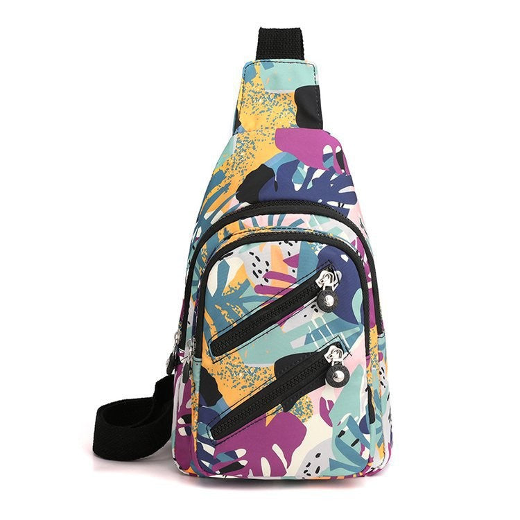 Wholesale Oxford Cloth Tropical Plant Car Color Chest Bag