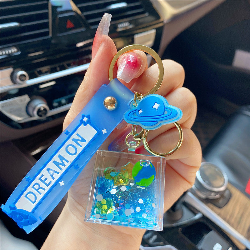 Luminoso acrílico al por mayor en aceite Earth Botella de botella flotante