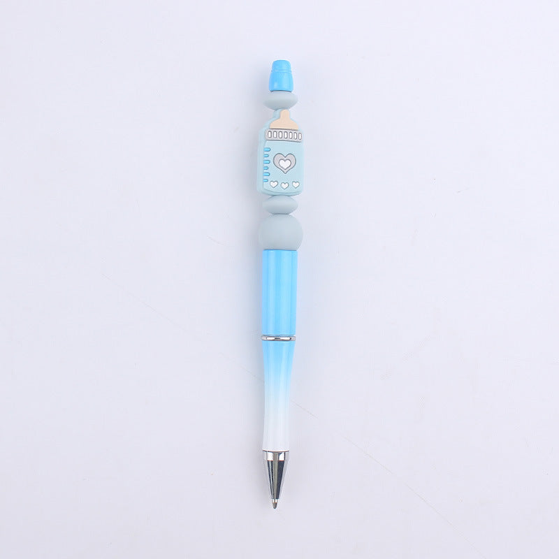 Wholesale Cartoon Baby Bottle Silicone DIY Bead Pen