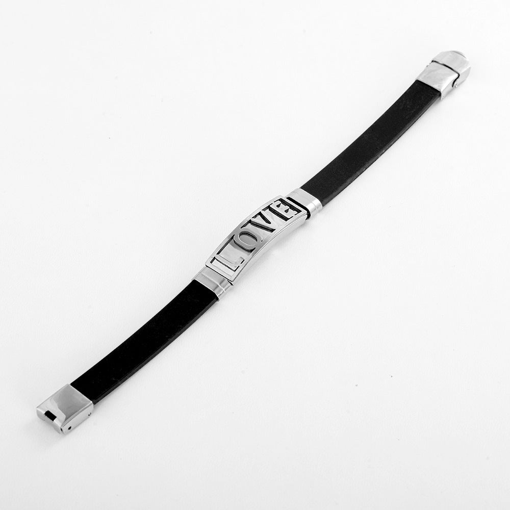 Wholesale Hollow Out Men's Bracelet Stainless Steel