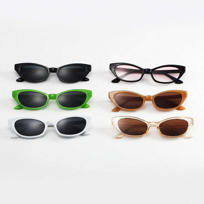 Wholesale PC Rice Nails Square Small Box Men's and Women's Same Sunglasses